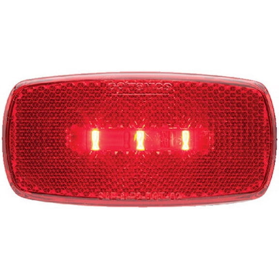 (Price/EA)FulTyme RV 1187 LED Surface-Mount Marker/Clearance Light With Reflex, Red