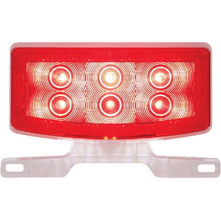 (Price/EA)FulTyme RV 1193 LED RV Combination Tail Light, Driver Side With License Bracket and Illuminator