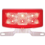 Price/EAFulTyme RV 1193 LED RV Combination Tail Light, Driver Side With License Bracket and Illuminator