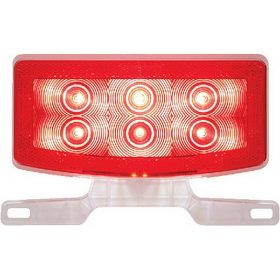 (Price/EA)FulTyme RV 1193 LED RV Combination Tail Light, Driver Side With License Bracket and Illuminator