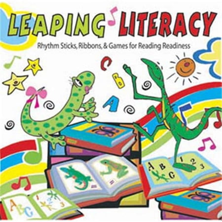 (Price/EA)Kimbo Educational KIM9178CD Leaping Literacy Rhythm Sticks Ribbons & Games Cd