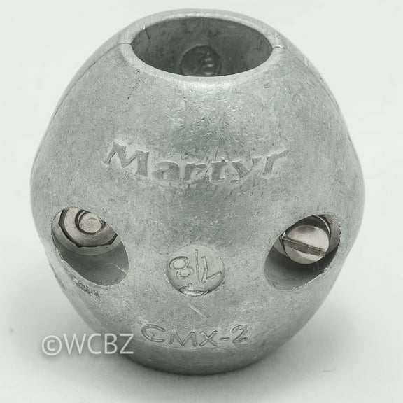 (Price/EA)Martyr Anodes CMX02S Martyr Streamlined Shaft Zinc Anode With Stainless Steel Slotted Head