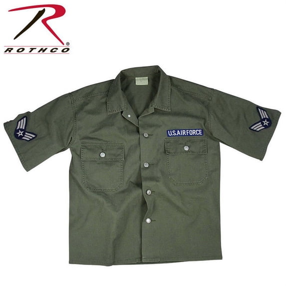 (Price/EA)Rothco 2875 Vintage Army Air Force Short Sleeve BDU Shirt-XL