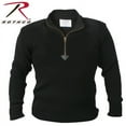 thumbnail image 1 of Rothco 2049 Men Quarter Zip Acrylic Commando Sweater, Black - 3XL, 1 of 4