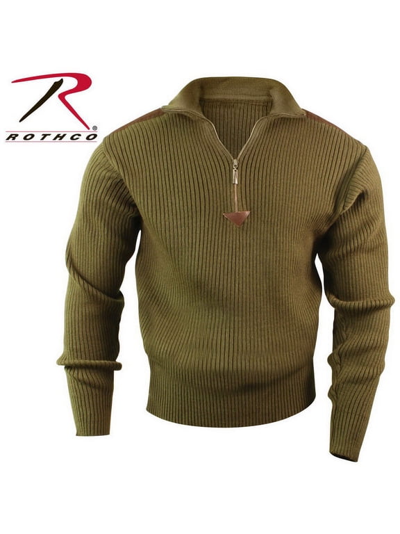 Quarter Zip Acrylic Commando Sweater