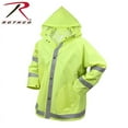 thumbnail image 1 of (Price/EA)Rothco 3654 Safety Reflective Rain Jacket-Safety Green-L, 1 of 2