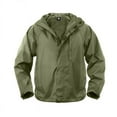 thumbnail image 1 of (Price/EA)Rothco 3754 Packable Rain Jacket-Olive Drab-L, 1 of 4