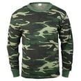 thumbnail image 1 of Rothco 6065 Men Thermal Knit Underwear Top, Woodland Camo - Small, 1 of 4