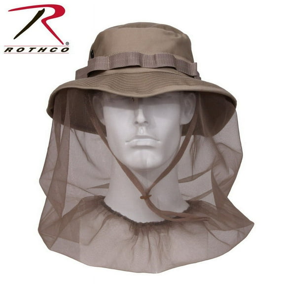 (Price/EA)Rothco 5583 Boonie Hat w/ Mosquito Netting-Khaki-7 1/2