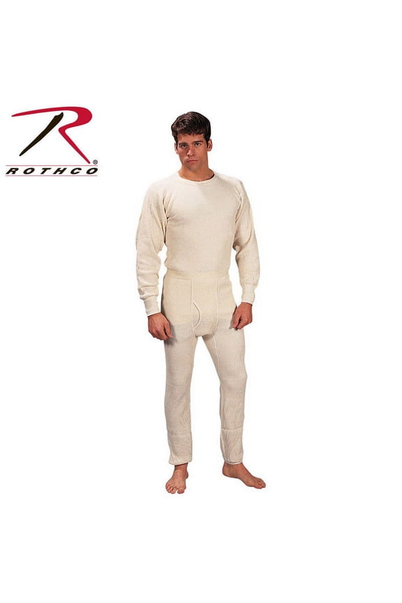 (Price/EA)Rothco 6448 Heavyweight Thermal Knit Underwear Top-L
