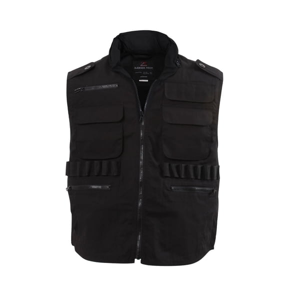 (Price/EA)Rothco 6549 Ranger Vests-Black-S