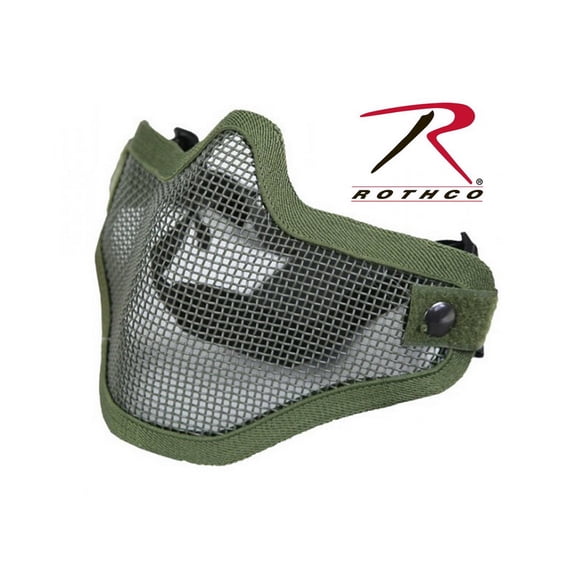 (Price/EA)Rothco 847 Bravo Tac Gear Strike Steel Half Face Mask-Black