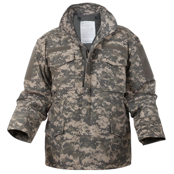 (Price/EA)Rothco 8540 Digital Camo M-65 Field Jacket-ACU Digital Camo-XS