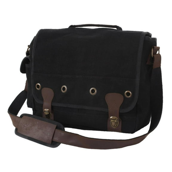 (Price/EA)Rothco 9239 Canvas Trailblazer Laptop Bag-Black