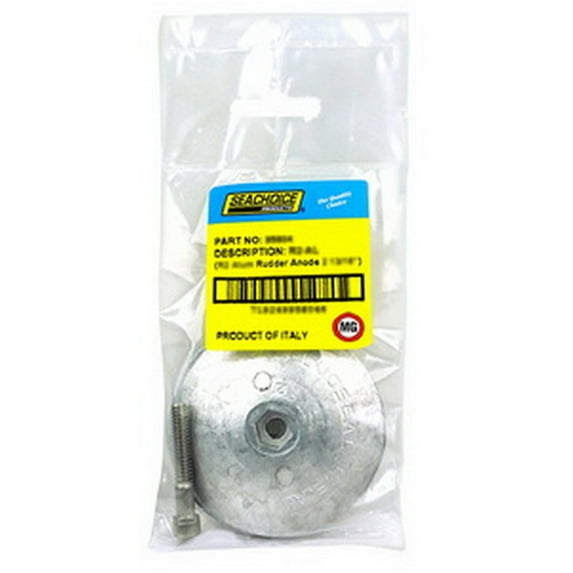 (Price/EA)Seachoice 95603 Rudder & Trim Tab Anode w/Allen Screw, Magnesium, Model R1, Size 1-7/8" dia. x 1/4"