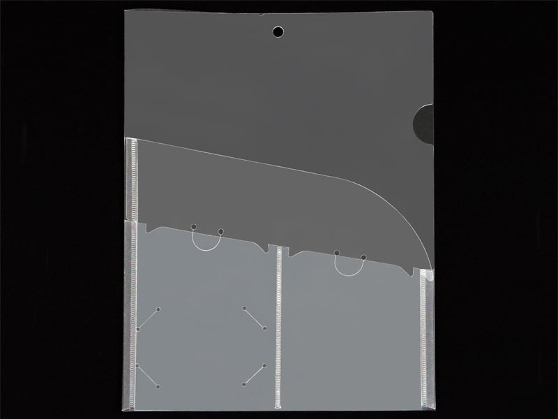 (Price/EACH)FOUR-N-ONE ORGANIZ-R 4-Pocket Plastic Organization Folder-Clear