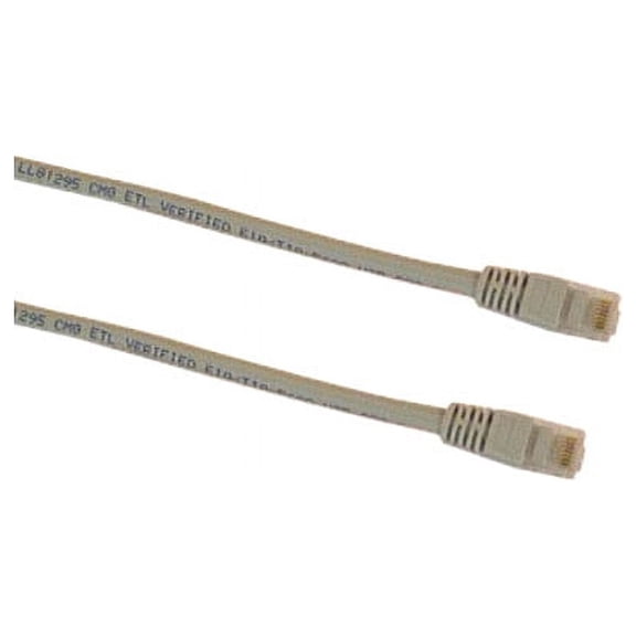 (Price/EACH)IEC M05298-25 RJ45 4pr Cat 5e UTP Cable With Molded Snag Free Strain Relief Gray - Imported 25'
