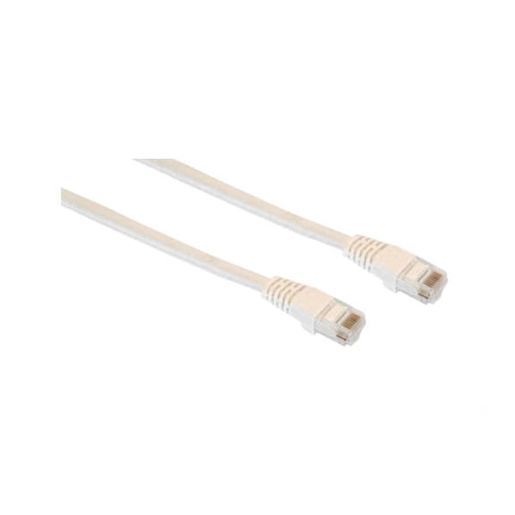 (Price/EACH)IEC M05299-14 RJ45 4pr Cat 5e UTP Cable With Molded Snag Free Strain Relief White - Imported 14'