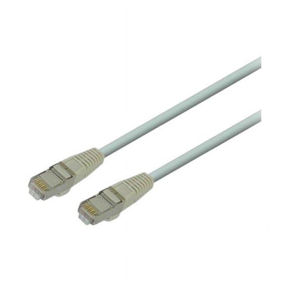 (Price/EACH)IEC M0579-75 RJ45 4pr Cat 5e Shielded Cable With Molded Snag Free Strain Relief Gray - Imported 75'