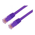thumbnail image 1 of (Price/EACH)IEC M60467-75 RJ45 4Pr Cat 6 Patch Cord with Molded Snag Free Strain Relief PURPLE 75', 1 of 1