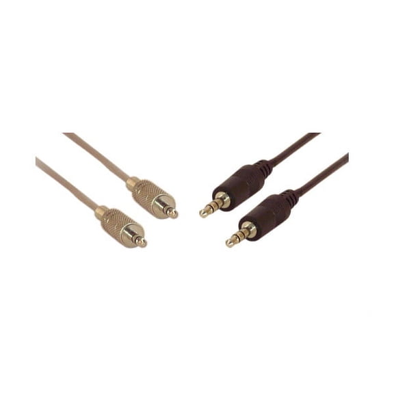 (Price/EACH)IEC M7411-02 3.5mm Stereo Male to Male Cable 2'