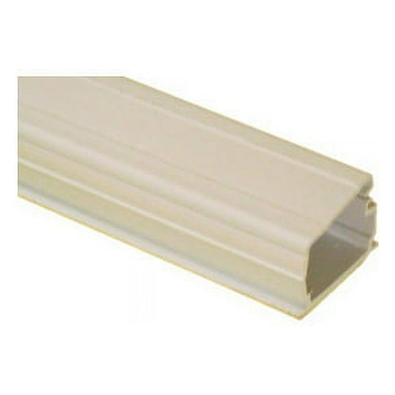 (Price/EACH)IEC WM2216 Surface Mount Cable Raceway 1-1/4in wide by 3/4in tall by 6ft long Ivory