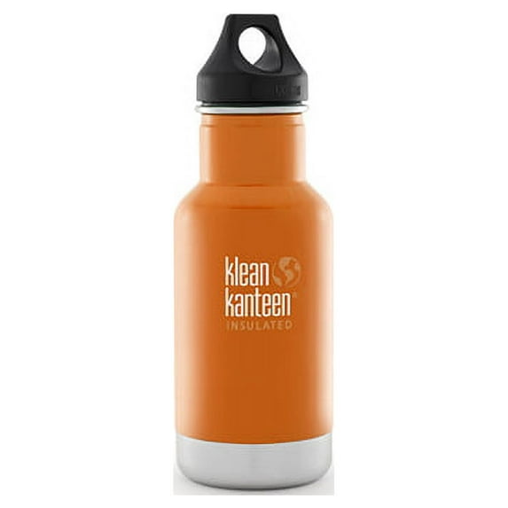 (Price/EACH)Klean Kanteen K12VCPPL-CNO Narrow Insulated 12Oz, Canyon Orange W/ Loop Cap