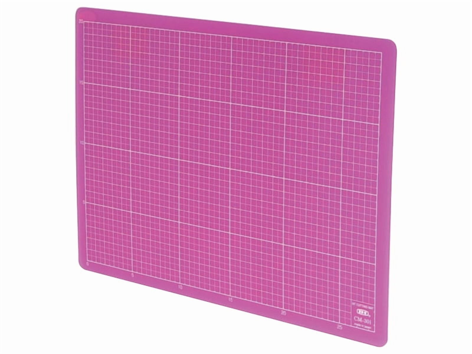 (Price/EACH)NT CUTTER CM-30I Colorful Translucent Cutting Mat, 9" X 12" - 1 Each-Translucent Red