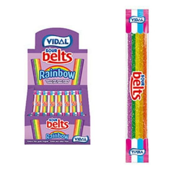(Price/EACH)Vidal Sour Belts Rainbow 150ct, 754181