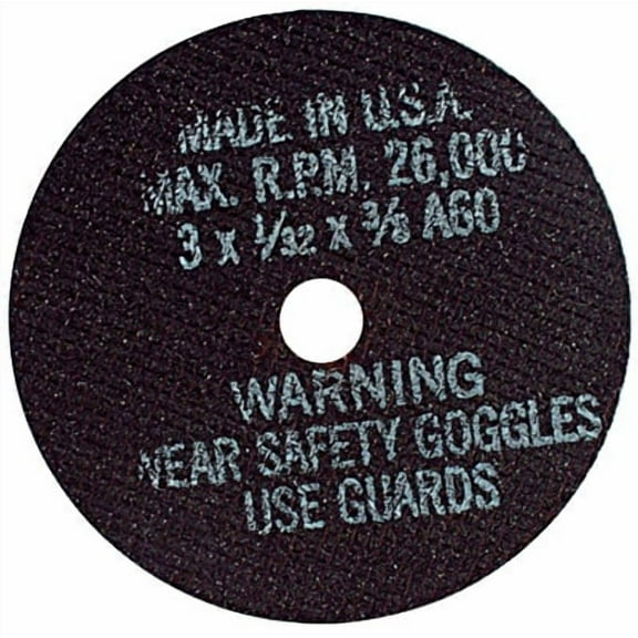 (Price/Each)Aes Industries 3803 3X1/32X3/8 Cutoff Whl Card Of 5