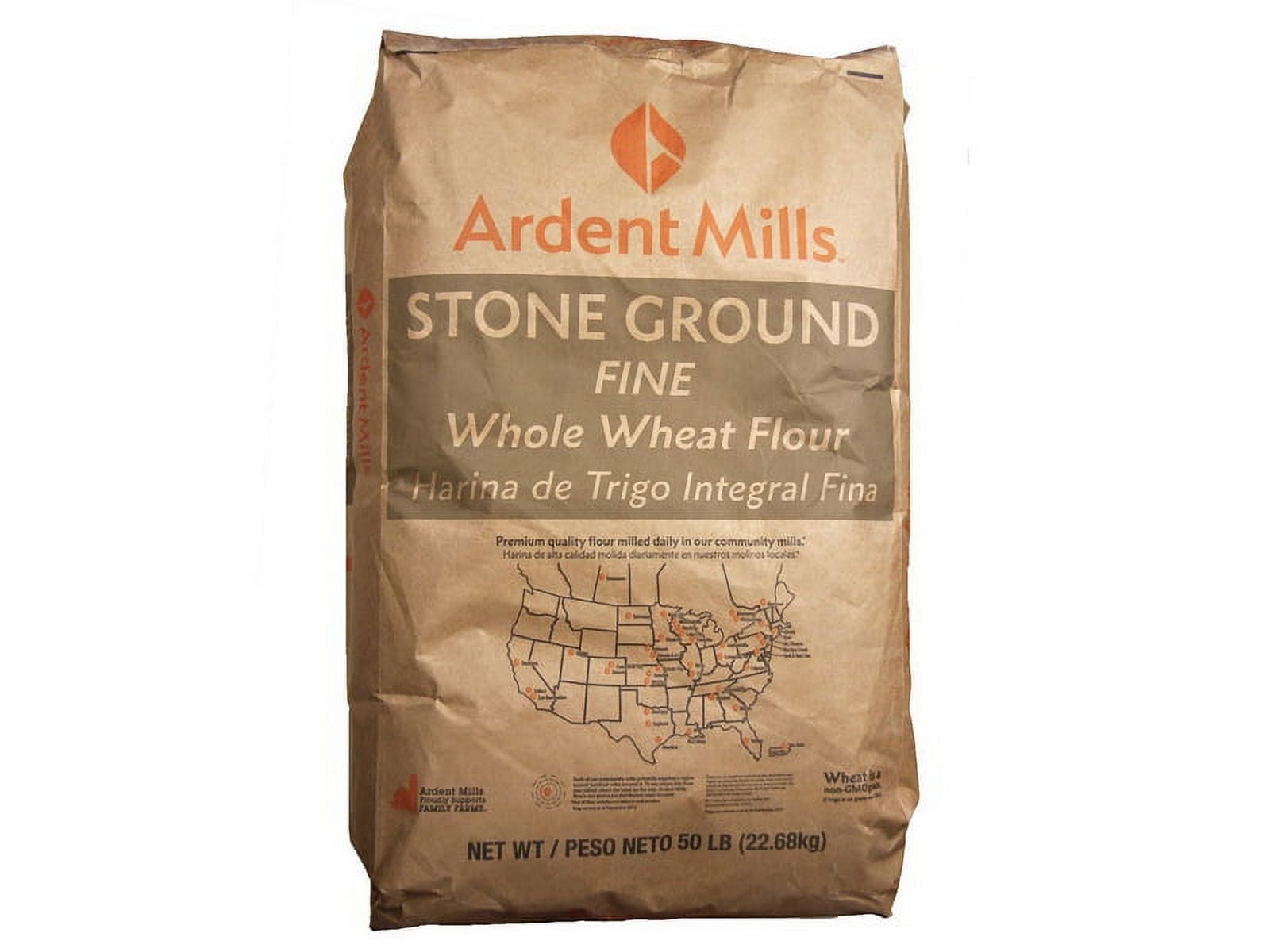 (Price/Each)Ardent Mills Fine Stone Ground Whole Wheat Flour 50lb, 144058