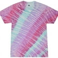 thumbnail image 1 of (Price/Each)Blank and Custom Colortone Tie Dye 1000 Short Sleeve Heavyweight 100% Cotton T-Shirts-Blossom-Kids 6-8, 1 of 59