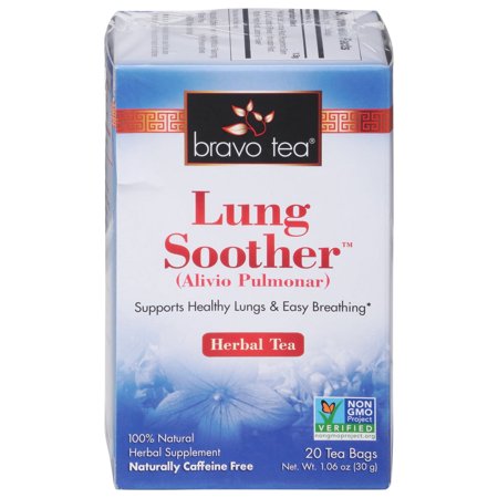 Bravo Tea Lung Soother Herbal Tea Bags, 20 Ea