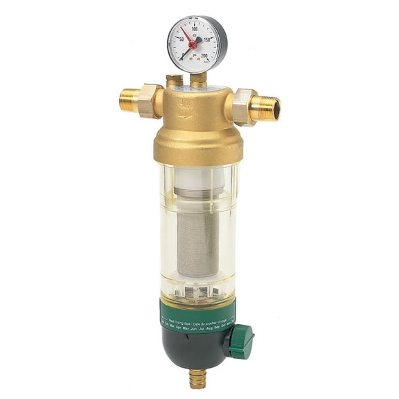 (Price/Each)Honeywell F76S1023 1" Water Filter With 100 Micron Filter & Plastic Sump Includes Sweat & Threaded Mnpt Unions Replaces F76A1020 & F76A5019