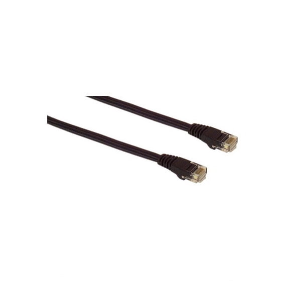 (Price/Each)IEC M05290-1.5 RJ45 4pr Cat 5e UTP Cable With Molded Snag Free Strain Relief Black - Imported 18 Inch