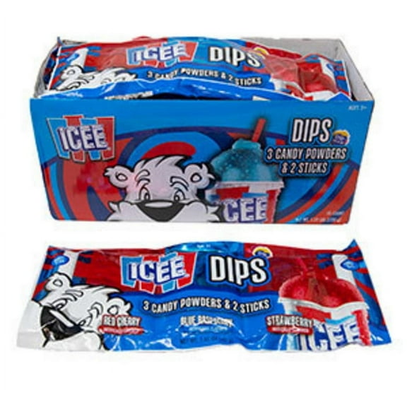 (Price/Each)Koko's ICEE Dips Candy Powder & Stick 3pk 18ct, 699375