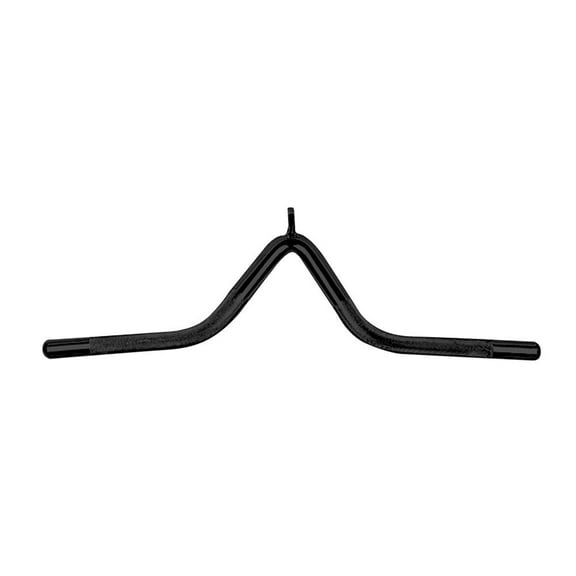 Power Systems Black Chrome V-Bar Row Handle - Cable Machine Universal Grip