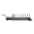 thumbnail image 1 of Power Systems Horizontal Weight Plate Rack – 16 Slots Bumper Plate Storage with Handle & Wheels, 1 of 5