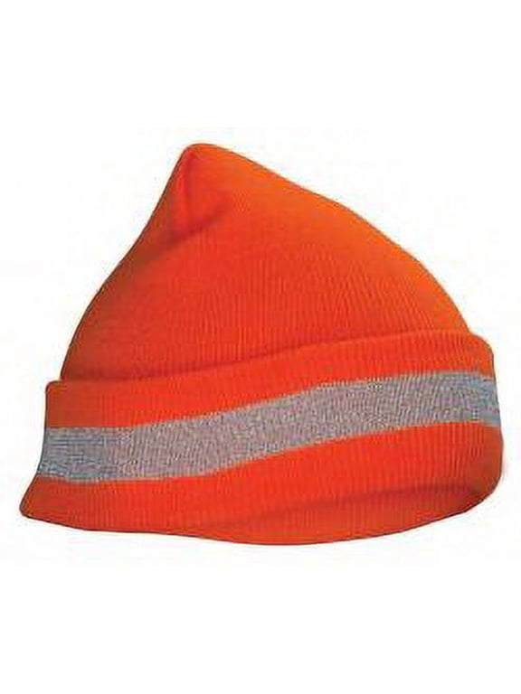 (Price/Each)SAS Safety Corp Beanie Knit Hi Viz One Size-Orange