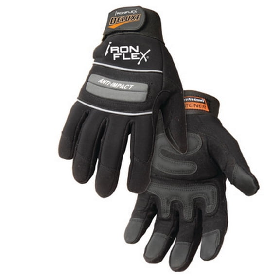 (Price/Each)Steiner Industries The Gripper Deluxe Mech Glove Black Xlg