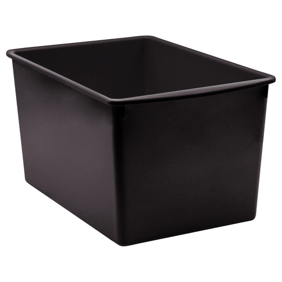 (Price/Each)Teacher Created Resources TCR20427 Black Plastic Multi-Purpose Bin