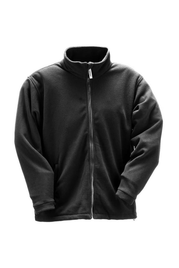 Men's Jacket, Polyester/Nylon, Zipper, Black, 3XL J72003