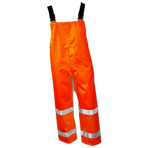 Tingley Rain Bib Overall,Class E,Orange,4XL O24129