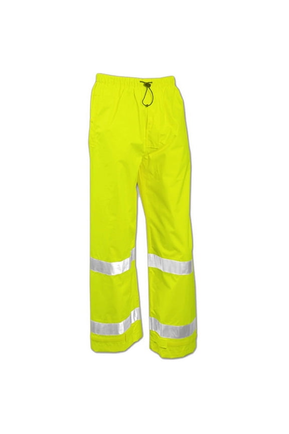 Rain Pants,Class E,Yellow/Green,XL P23122