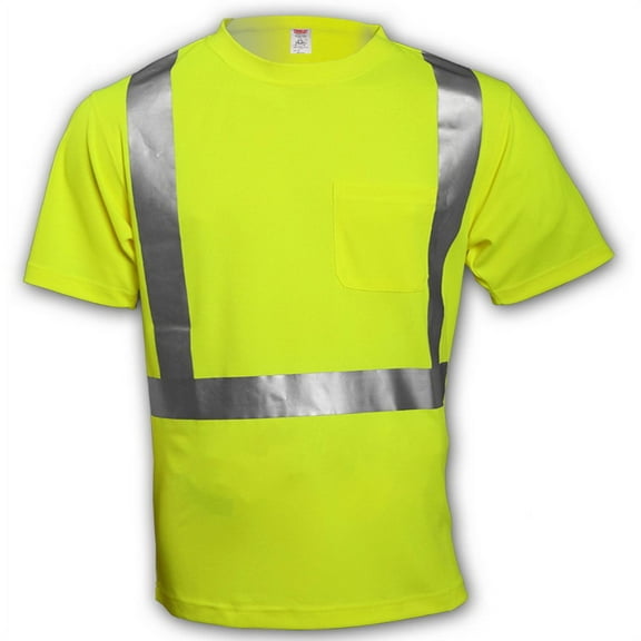 Tingley Hi-Vis T-Shirt,Short Sleeve,Lime,L S75022