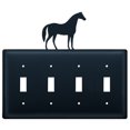 thumbnail image 1 of Horse Quadruple Switch Cover, 1 of 2