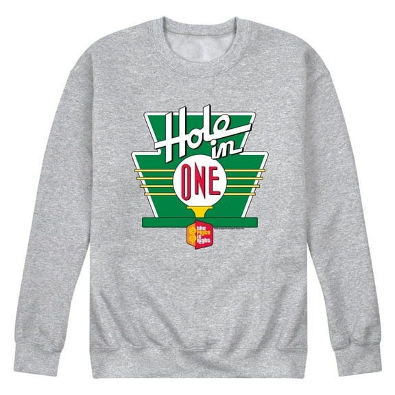 Price Is Right - Hole In One - Men's Long Sleeve Crew Fleece Sweatshirt