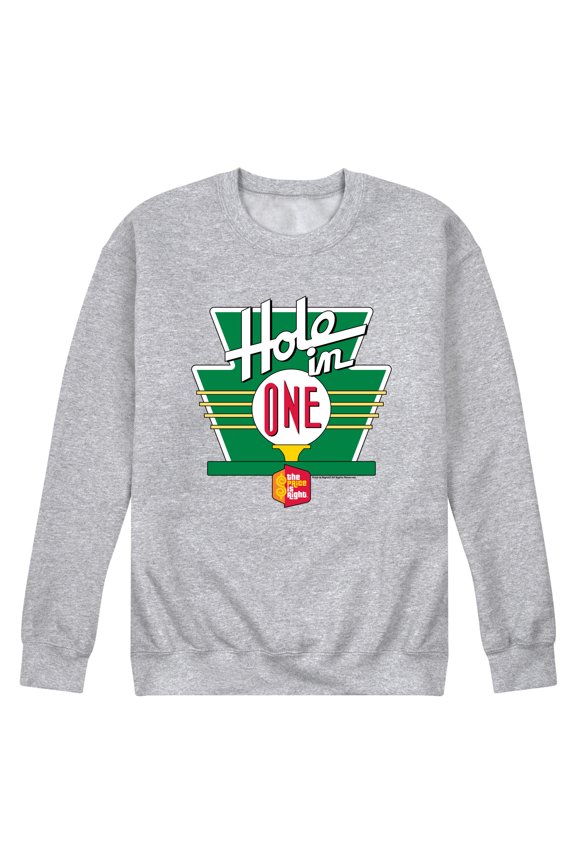 - Hole In One - Men's Long Sleeve Crew Fleece Sweatshirt