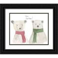 thumbnail image 1 of Price, Lucille 14x12 Black Ornate Wood Framed with Double Matting Museum Art Print Titled - Beary Christmas, 1 of 4