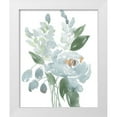 thumbnail image 1 of Price, Lucille 26x31 White Modern Wood Framed Museum Art Print Titled - Restful Blue Floral I, 1 of 4